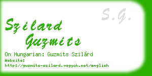 szilard guzmits business card